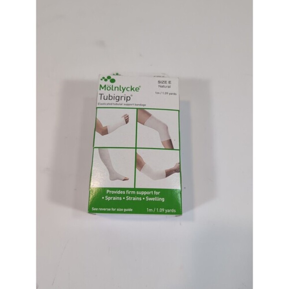 Molnlycke TUBIGRIP Size E Natural Elasticated Tubular Support Bandage 1M/1.09 Yd